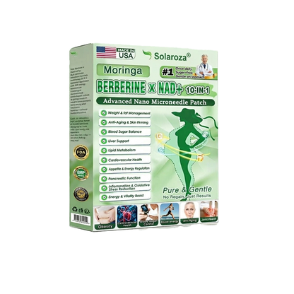 💫Official Store | 🛒Solaroza® Moringa & Berberine 10-IN-1 Advanced Nano Microneedle Patch (Once Daily, visible changes in 7 days) ✅ Obesity, Diabetes, Sleep Apnea, And Joint Issues