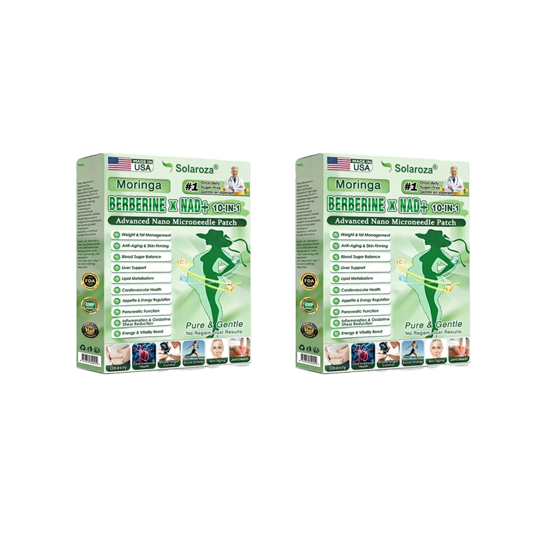 💫Official Store | 🛒Solaroza® Moringa & Berberine 10-IN-1 Advanced Nano Microneedle Patch (Once Daily, visible changes in 7 days) ✅ Obesity, Diabetes, Sleep Apnea, And Joint Issues