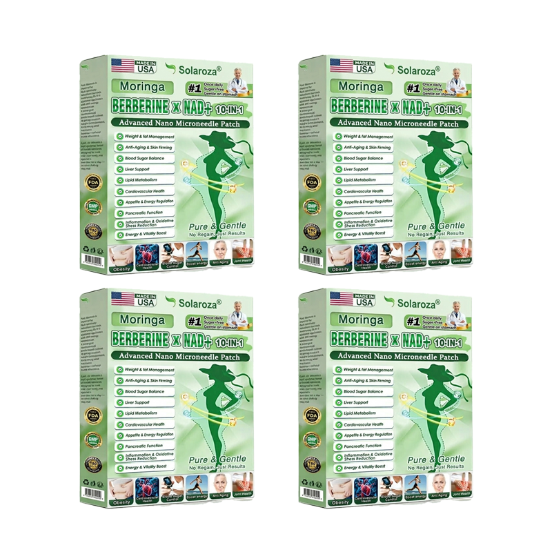 💫Official Store | 🛒Solaroza® Moringa & Berberine 10-IN-1 Advanced Nano Microneedle Patch (Once Daily, visible changes in 7 days) ✅ Obesity, Diabetes, Sleep Apnea, And Joint Issues