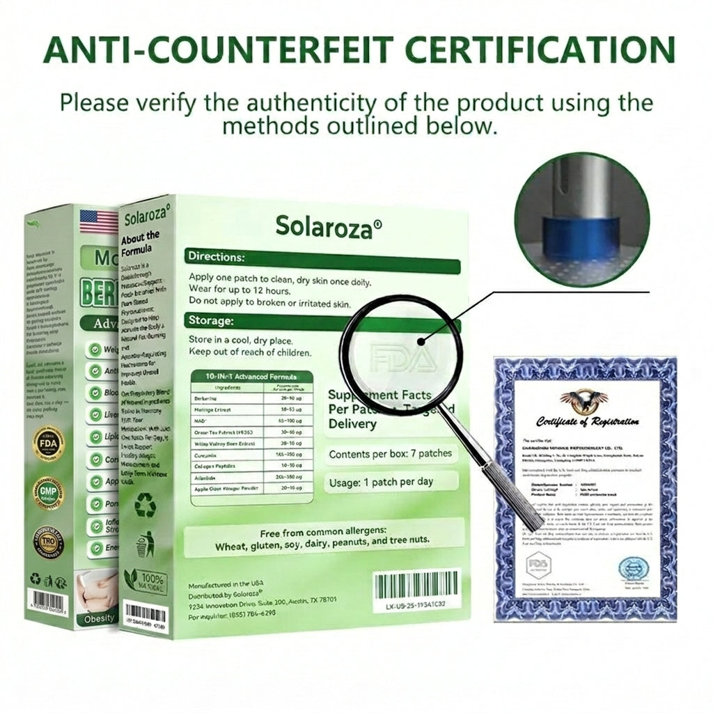 💫Official Store | 🛒Solaroza® Moringa & Berberine 10-IN-1 Advanced Nano Microneedle Patch (Once Daily, visible changes in 7 days) ✅ Obesity, Diabetes, Sleep Apnea, And Joint Issues